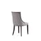 Manhattan Comfort Fifth Avenue Faux Leather Dining Chair Set of Two in Grey and Walnut DC008-GY - alternate 9